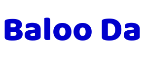 Baloo Da шрифт